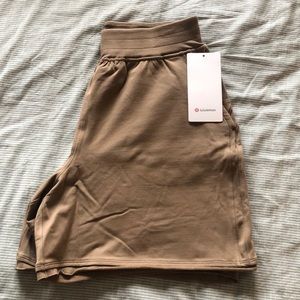 NWT Lululemon French Terry High Rise Long Short